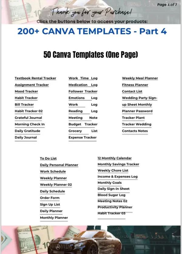 7000+ Done For You PLR MRR Digital Products Bundle Passive Income Marketing Guide Ebook digital planners Master Resell Rights DFY - Image 5
