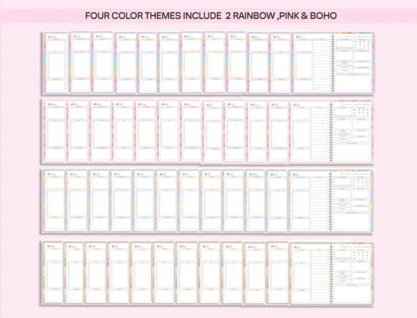 All-in-One Digital Planner 2024, 2025, 2026, Digital Planner, Digital Journal, Digital Goodnotes Template, Weekly, Daily Planner, Notability - Image 2