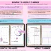 All-in-One Digital Planner 2024, 2025, 2026, Digital Planner, Digital Journal, Digital Goodnotes Template, Weekly, Daily Planner, Notability - Image 6