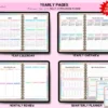 All-in-One Digital Planner 2024, 2025, 2026, Digital Planner, Digital Journal, Digital Goodnotes Template, Weekly, Daily Planner, Notability - Image 4