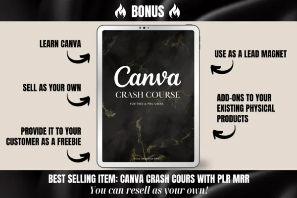 PLR MRR Canva Mockup Template Bundle Master Resell Rights Digital Products Best Seller PLR Digital Products Digital Top Sellers Done For You - Image 6