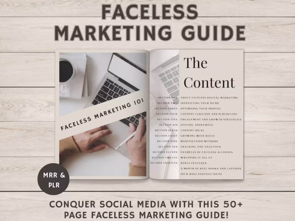 5000+ PLR Digital Products Master Resell Rights Done For You Faceless Reels ChatGPT AI Prompts eBooks Planners Digital Marketing Guide - Image 8