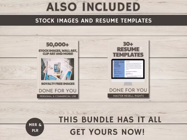 5000+ PLR Digital Products Master Resell Rights Done For You Faceless Reels ChatGPT AI Prompts eBooks Planners Digital Marketing Guide - Image 5