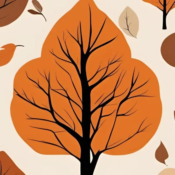 Autumn Trees - Printable Wall Art - Fall Foliage Digital Download for Cozy Home Decor - Image 2
