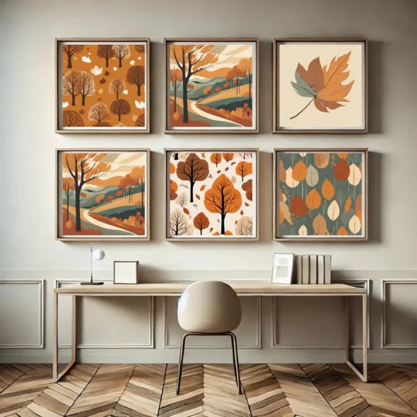 Autumn Trees - Printable Wall Art - Fall Foliage Digital Download for Cozy Home Decor - Image 4