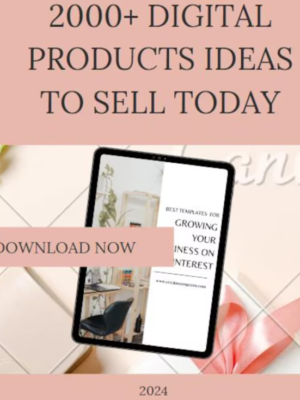 2000+ DIGITAL Products Ideas 2024, Digital Downloads, Passive Income, Create sell Today, Best Small Business Ideas