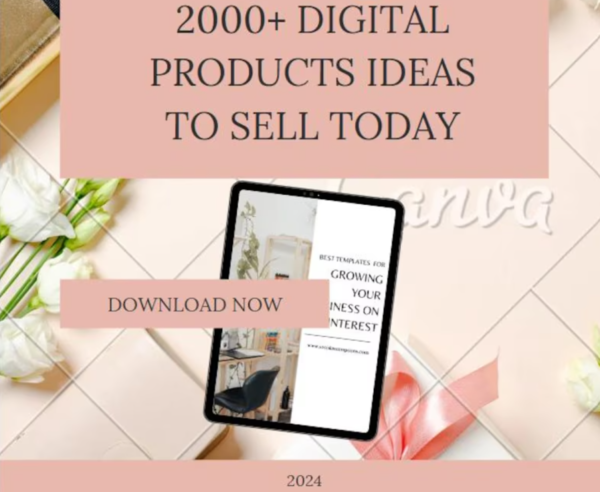2000+ DIGITAL Products Ideas 2024, Digital Downloads, Passive Income, Create sell Today, Best Small Business Ideas