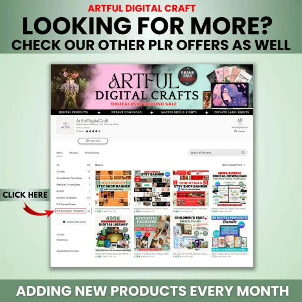 400K+ Digital Products Bundle | PLR & MRR Resell Rights | Ready-to-Sell Passive Income Digital Assets - Image 10