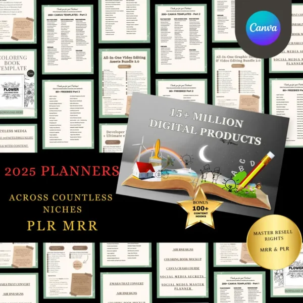 22 Million Digital Products to Sell| Master Resell Rights Products | Digital Products Bundle | PLR Bundle Digital Products | Passive Income - Image 5