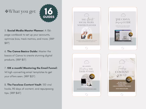 70% off all week!!! The Faceless Digital Marketing Course Bundle with PLR & Master Resell Rights, Sell Digital Products with MMR - Image 7