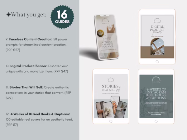 70% off all week!!! The Faceless Digital Marketing Course Bundle with PLR & Master Resell Rights, Sell Digital Products with MMR - Image 5