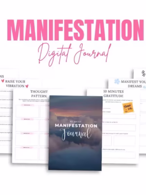 Manifestation Planner , Digital Product, Spiritual Planner, Printable Planner, PDF Template, Personal Development