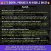 570 Digital Products Google Sheet CSV + Shopify Import files - Commercial Use - Plus Master resell rights MRR + PLR for the Products - Image 3